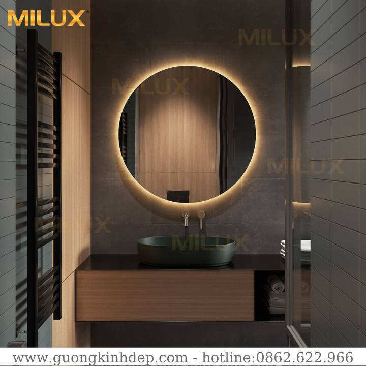 Gương Có Đèn Led Phòng Tắm Hiện Đại Milux ML70-02